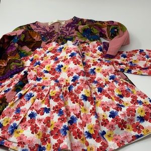 Janie and Jack Girls Shirt and Cupcakes & Pastries Girls Dress Bundle